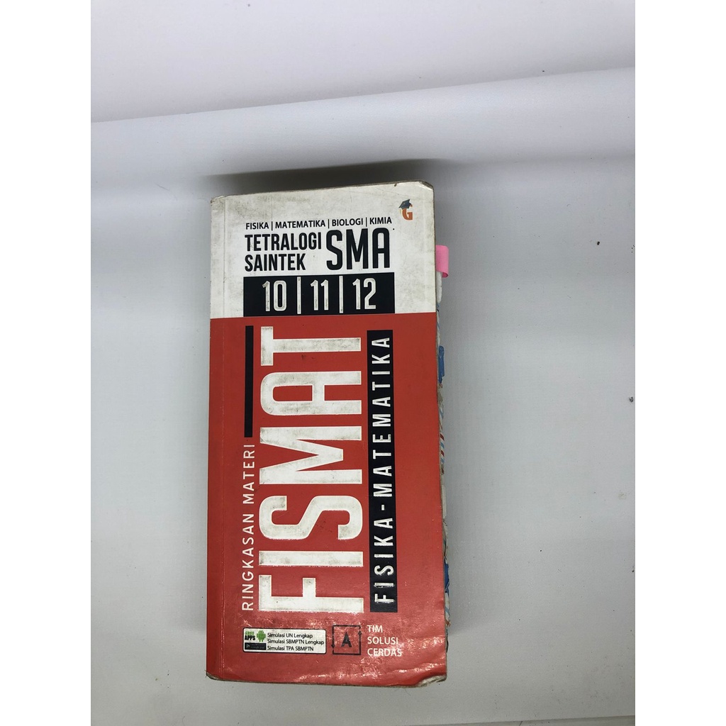 Preloved Pocket Book Saintek SMA Fismat - Biokim Kondisi 75%