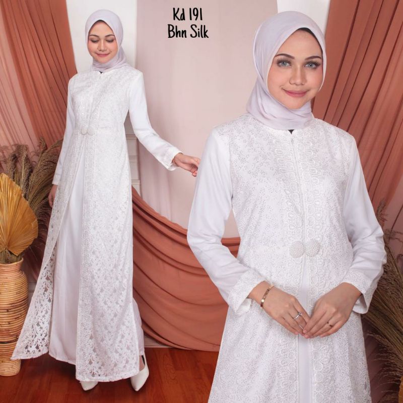 BAJU GAMIS PUTIH MEWAH