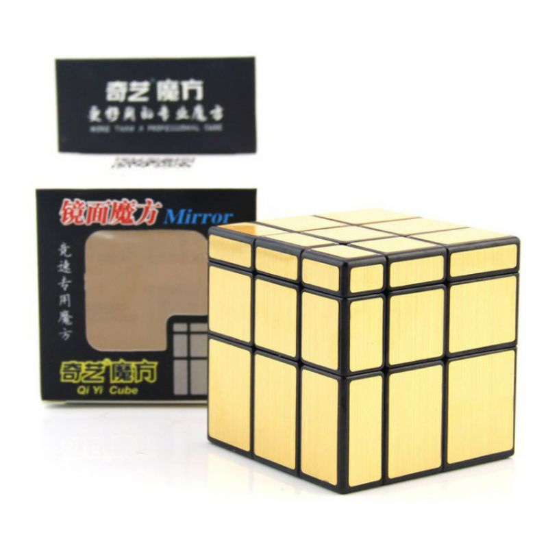 Rubik Mirror 3x3 Qiyi Mirror 3x3 Gold ORIGINAL