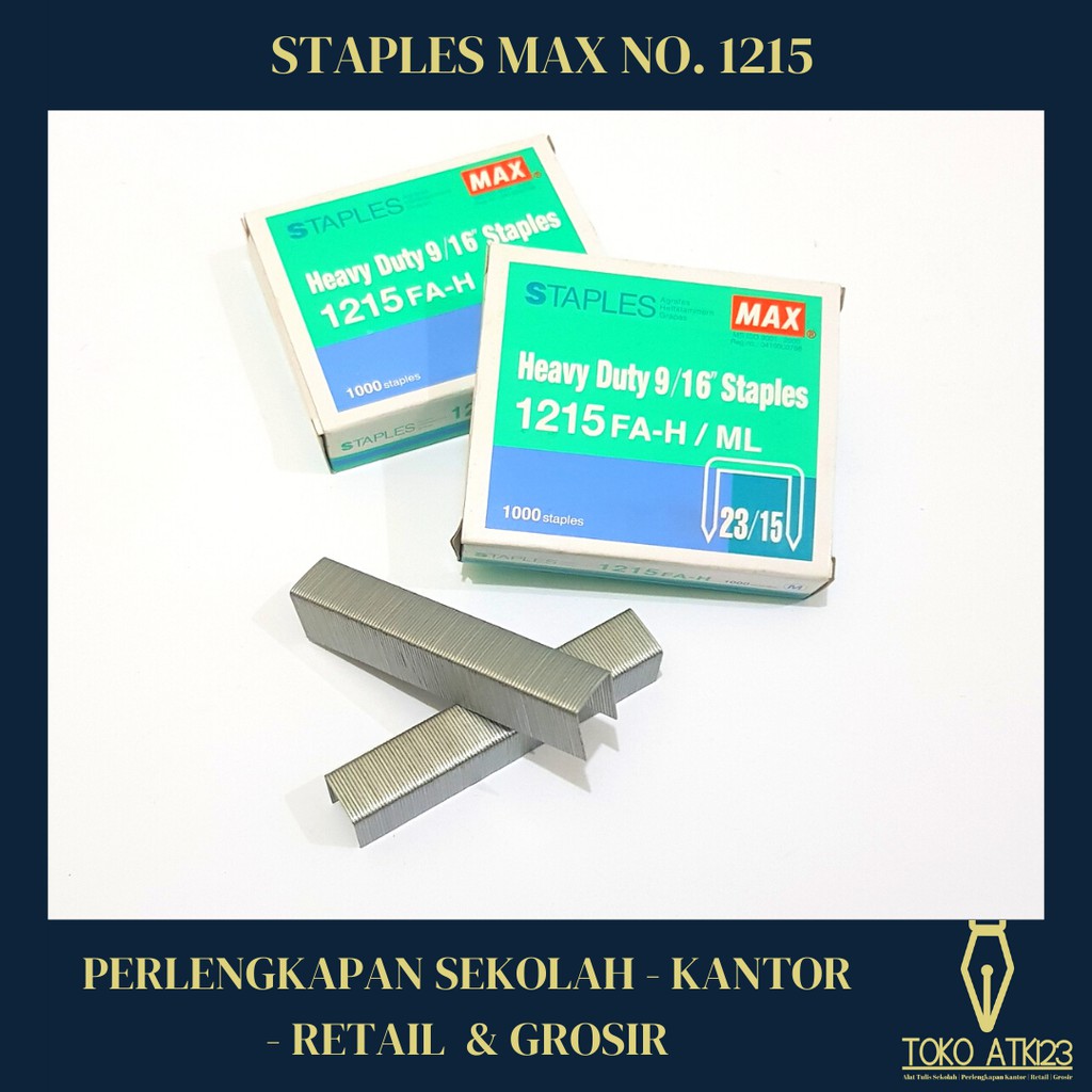 

Staples / Isi Jepretan Merk Max No. 1215
