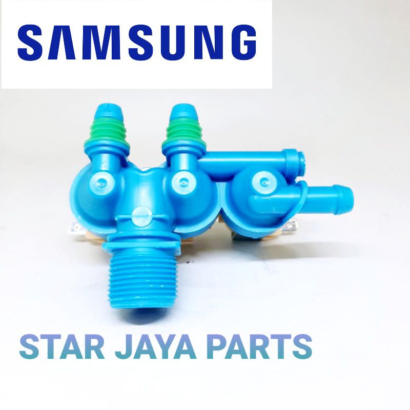 Selenoid Mesin Cuci 1 Tabung Samsung Cabang 3 Lobang / Valve Water Inlet DC62-00266E-C433