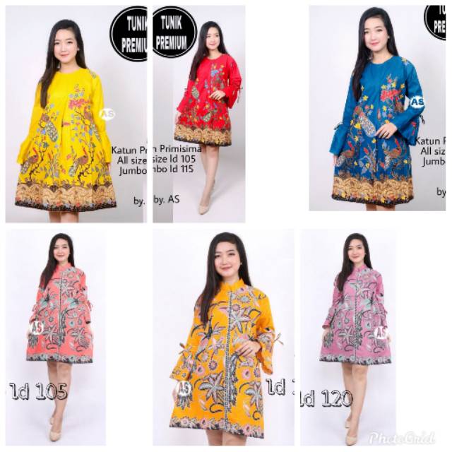 ATASAN TUNIK BATIK KATUN PRIMISEMA ORIGINAL PEKALONGAN