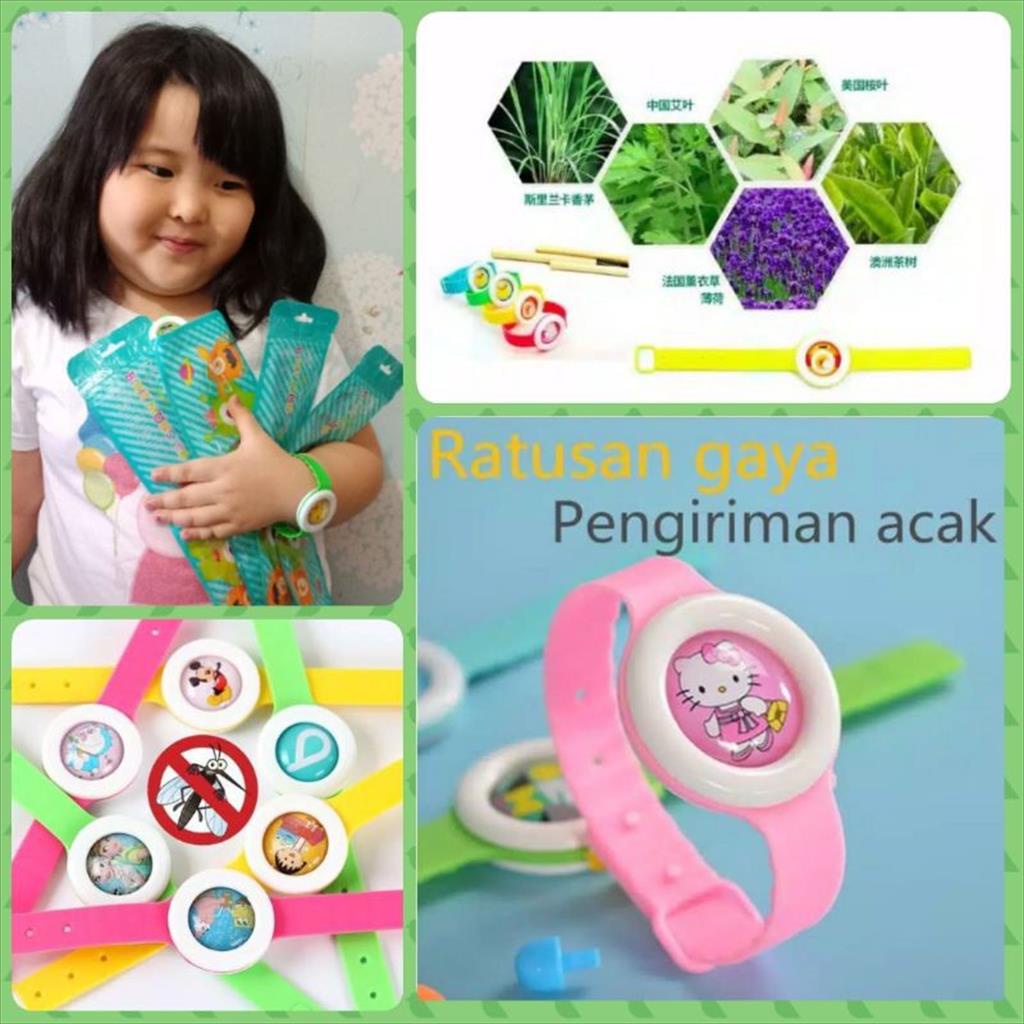 OTS 348 -  Gelang LED Anti Nyamuk Penangkal Nyamuk Anak Bayi Mosquito Protector Bikit Guard Monster