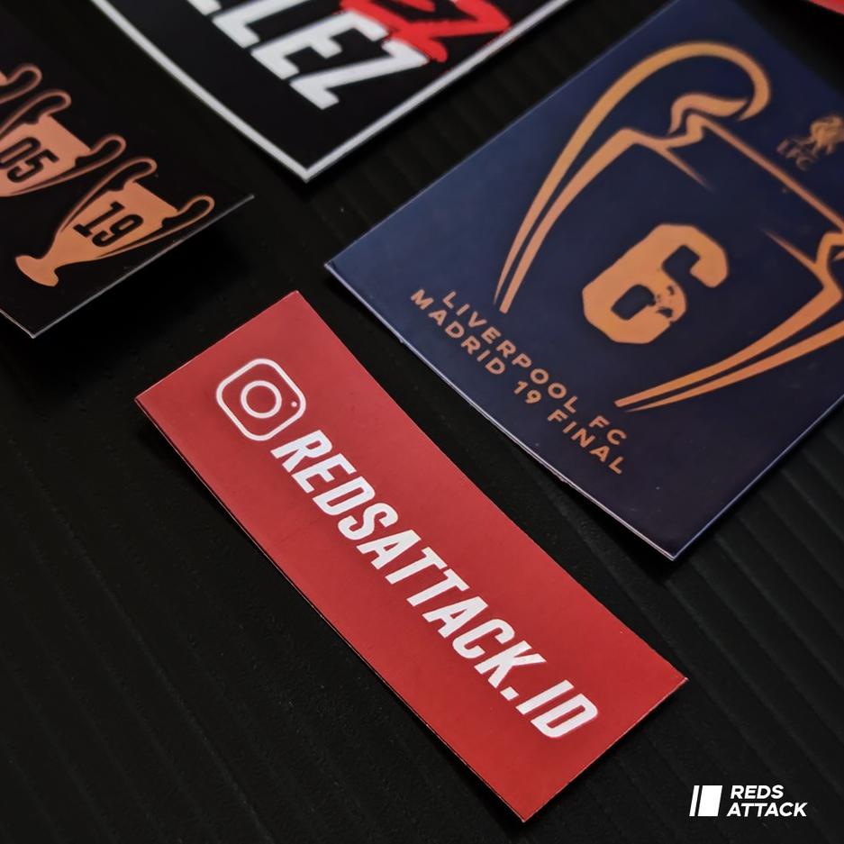 

[KODE 8MH] STICKER PACK #1 Liverpool / YNWA 12pcs Stiker Vinyl Anti Air