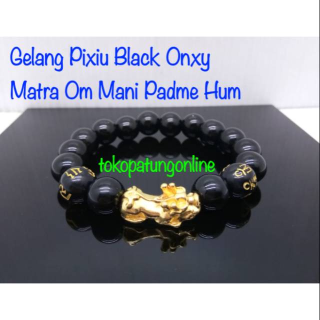 Gelang Pixiu Black Onxy 10mm