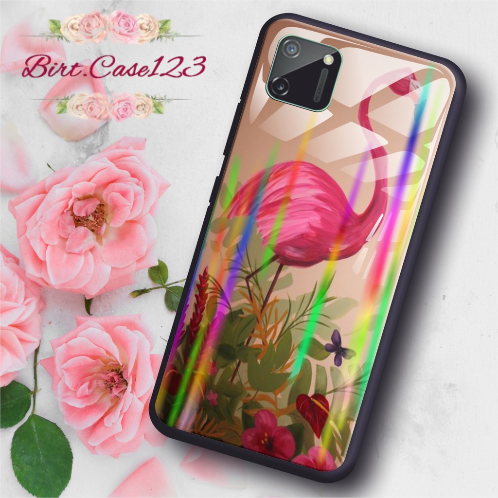 BC Case gambar FLAMINGO back case glass aurora oppo a3s a31 a7 f9 a5s a71 a83 f1s f5 f7 a91 a92 a5