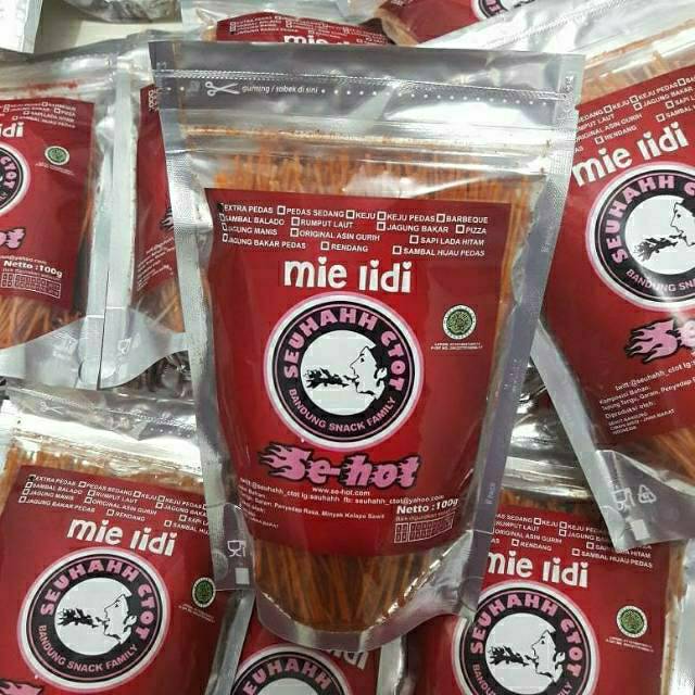 

Mie lidi sehot 100 gr kemasan ziplock praktis