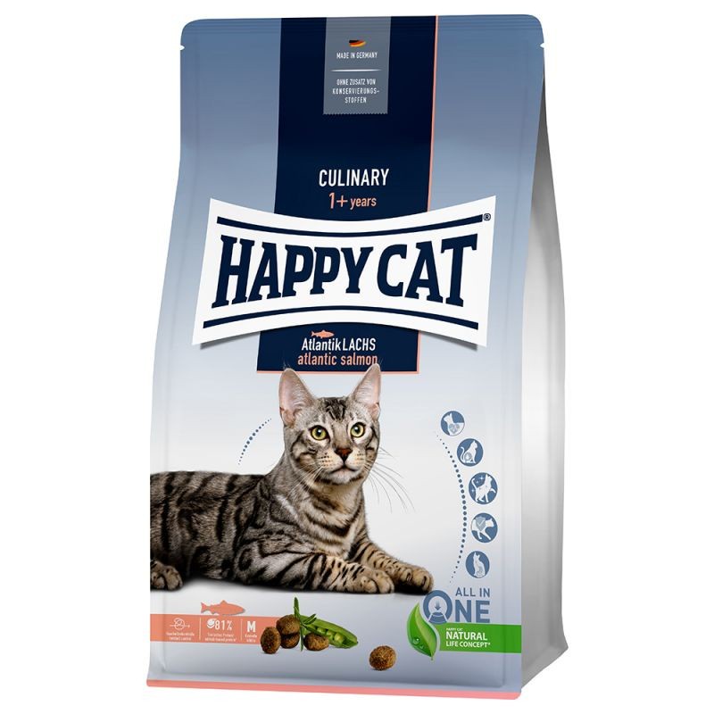 Happy Cat Culinary Atlantic Salmon Repack 500gr 500 gr Makanan Kucing