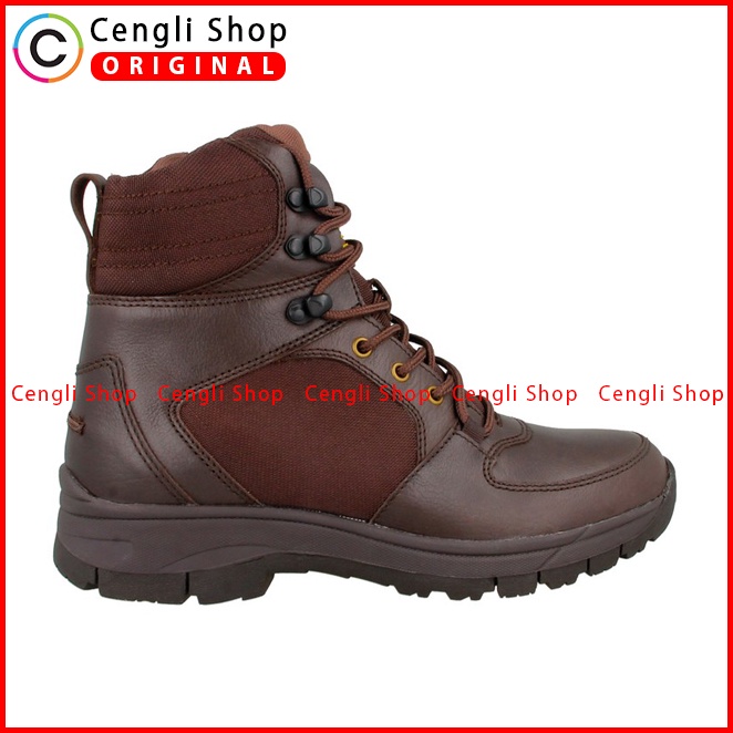 SEPATU BOOT PAKALOLO PRIA ORIGINAL CASUAL KULIT ASLI COKLAT PB24