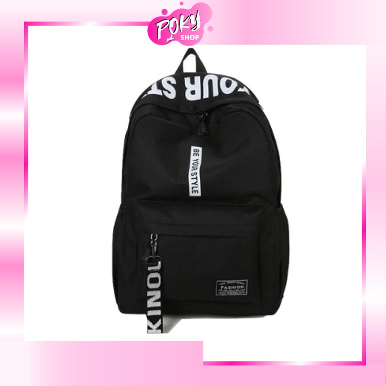 TAS BE YOUR STYLE -TAS Ransel Backpack Korea Ransel Sekolah SWAG MORYMONY