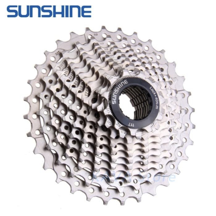 Sprocket Sunshine silver 9 speed 11-32T berkwalitas