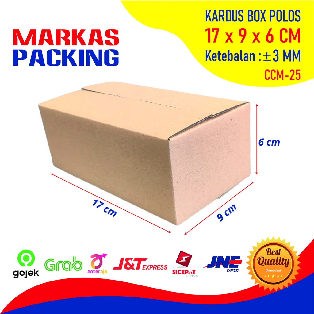 

Kardus Karton Box 17x9x6 CM Dus Packing Hampers Polos