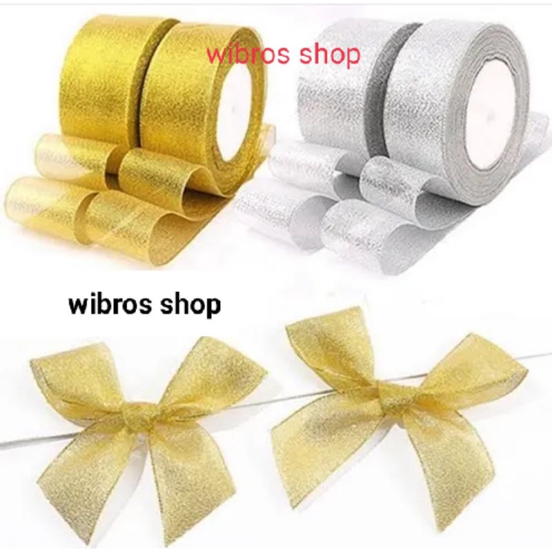 

Pita Glitter Gold Silver 2.5cm s3303