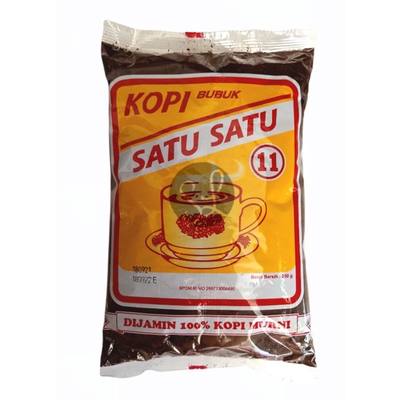 Kopi Bubuk Satu Satu Kopi Bubuk 11 250g Kopi Bubuk Murni Kopi Satusatu