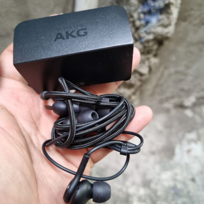 Headset Akg Samsung S21 S22 S20 S21fe COPOTAN Kemulusan 95% original termurah Ga asli balikin