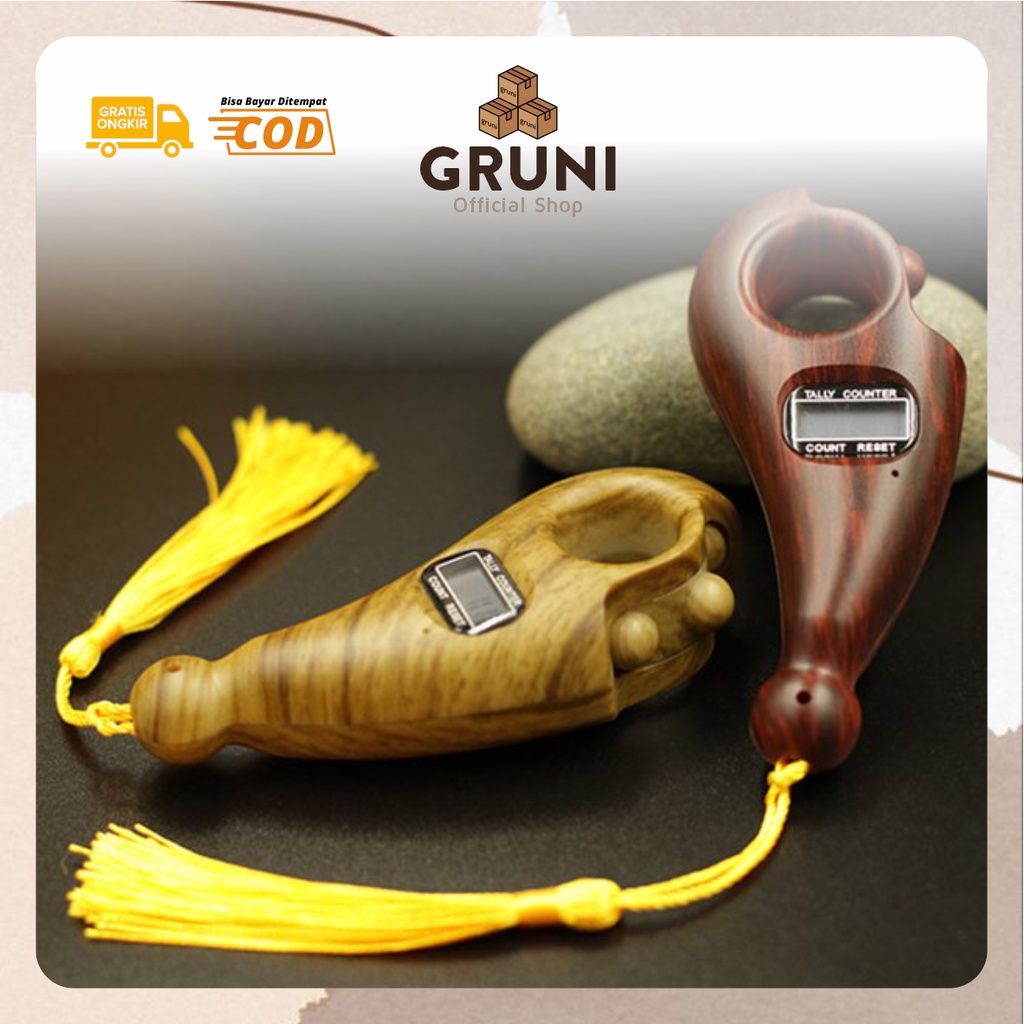 GRUNI HL0272 Tasbih Kayu Digital Tasbih Viral Tasbih Digital Kekinian Tasbih Modern Murah