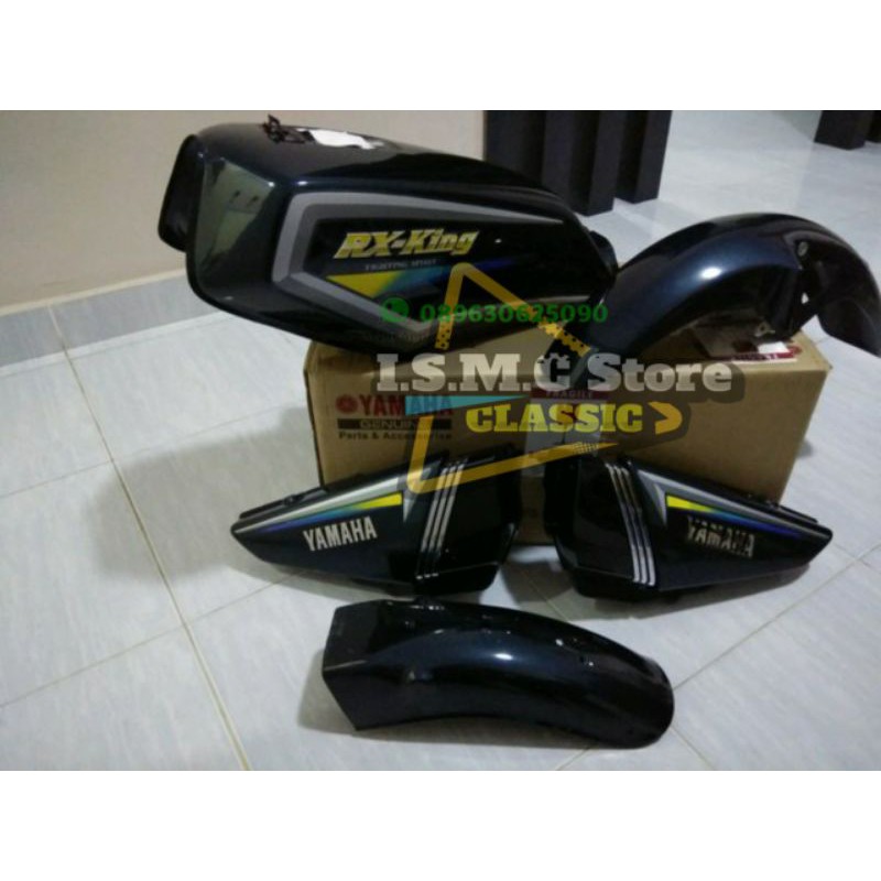 paket body RX king 2001 set warna ijo botol / hijau botol