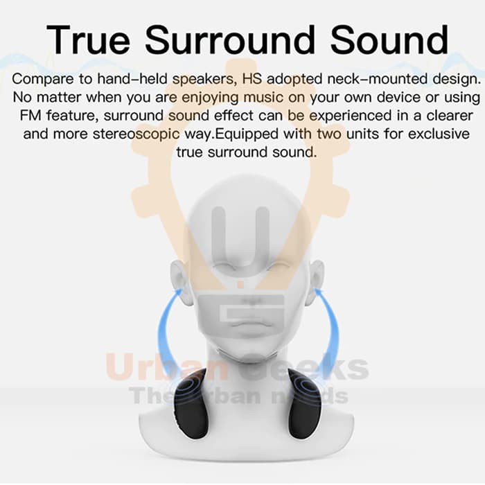 Speaker Bluedio HS Neck Bluetooth 5.0 Support SD Card