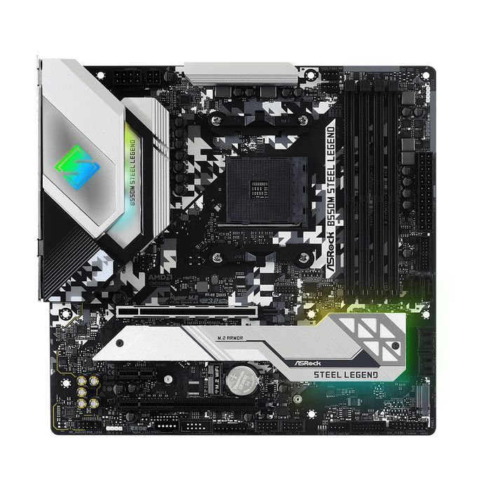 ASRock B550M Steel Legend (AM4, AMD Promontory B550, DDR4, USB3.2)