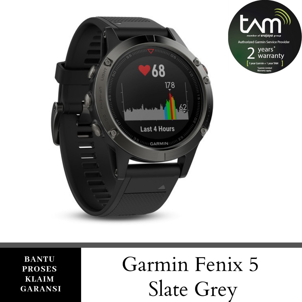 garmin fenix 5 slate grey sapphire