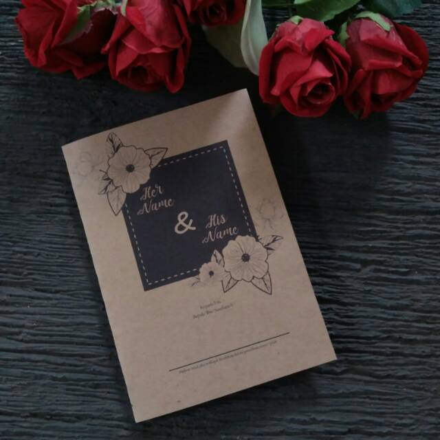 Undangan simple dan minimalis #4