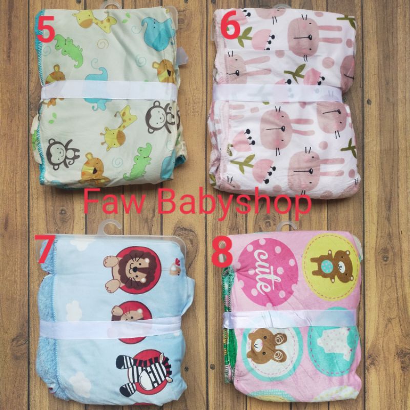 Selimut Bayi Double Fleece Kolaco/ Just To You/ Sumersault