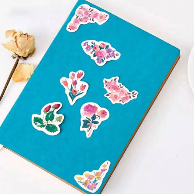 

STICKER SET BOX THEME FLOWERS / STIKER