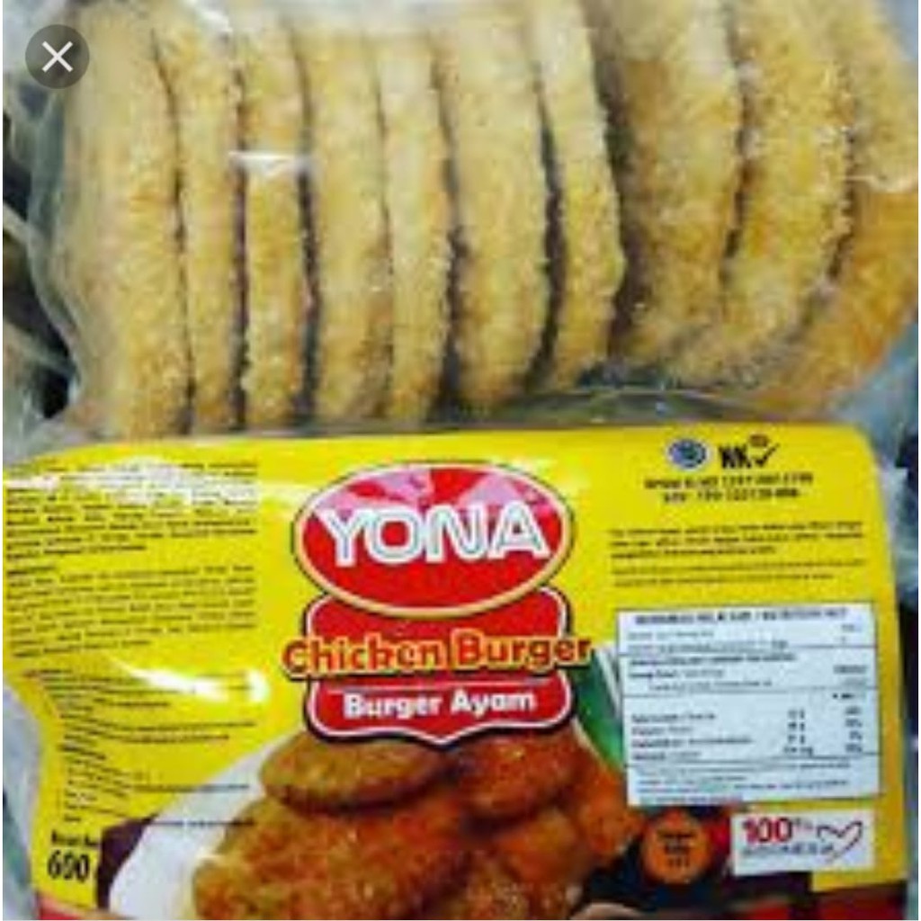 

Chicken Burger 650gr isi 10pcs