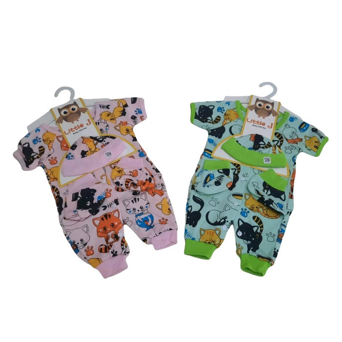 Romper Set Little J, Baby Gift Set Little J