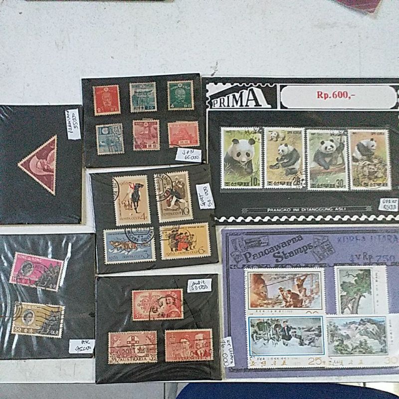 

prangko luar negri korea hongkong jepang nederland uni soviet