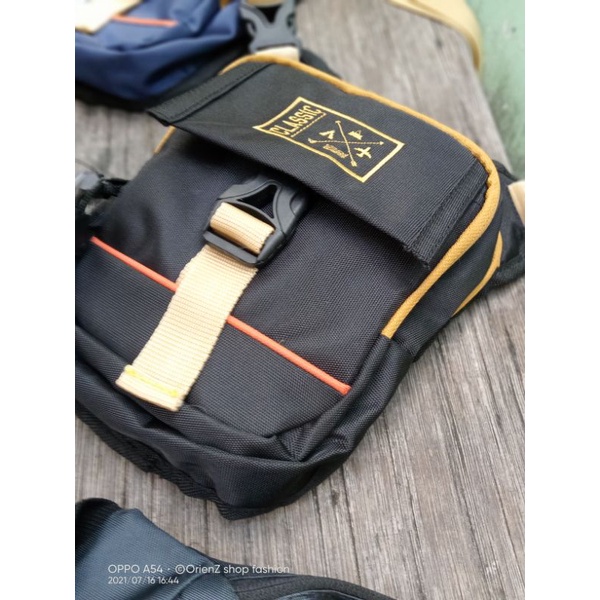 Tas Selempang Pria Wanita Distro Berkualitas model Classic Tas Pinggang Pria