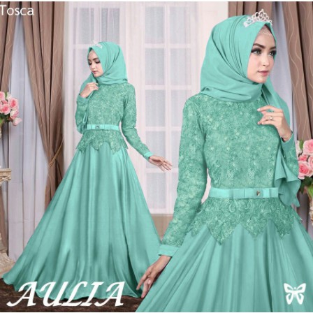 Baju Gamis Muslim Terbaru 2021 Model Baju Pesta Wanita kekinian Bahan Katun Kekinian ABG remaja