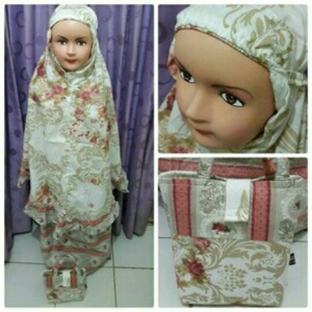 Mukena anak katun jepang