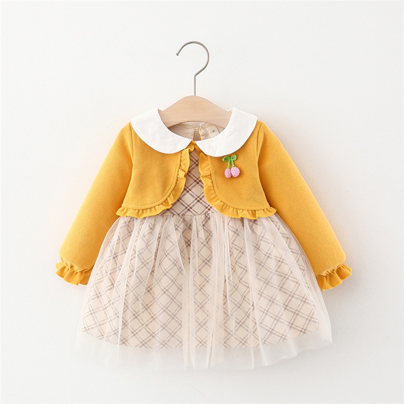 B D-632 Dress anak bayi / Baju anak bayi / 6 bln/ 1 tahun / Pakaian anak cewek / Baju anak 3 tahun-2
