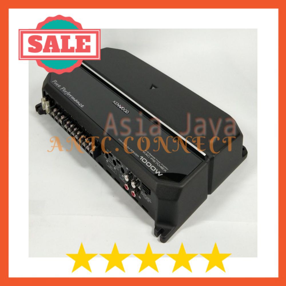 Antc.Connect KENWOOD KAC PS704EX 4 Channel Power Amplifier Mobil 1000 Watt JABOTABEK