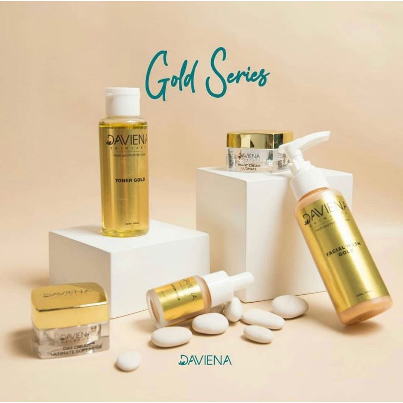 [BISA COD] DAVIENA SKINCARE GOLD SERIES | DAVIENA | DAVIENA SKINCARE BPOM