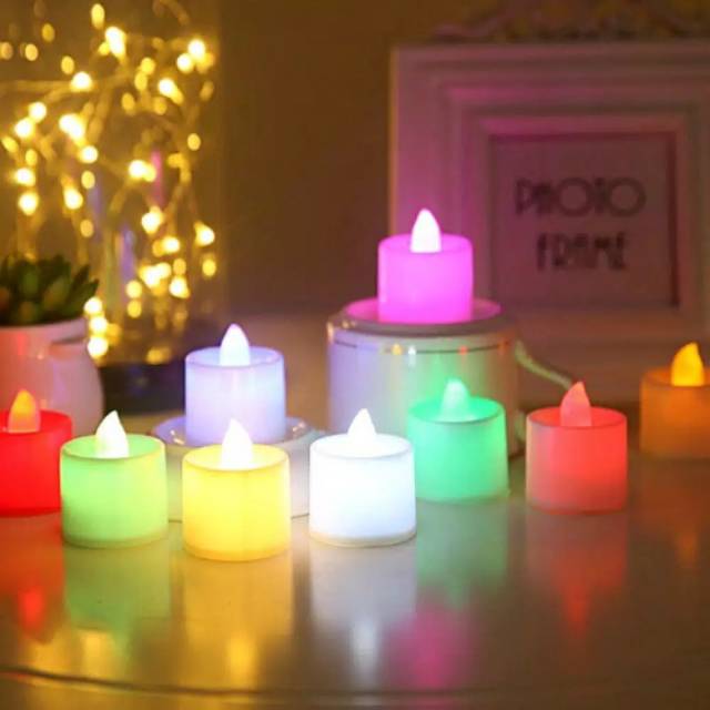 Lampu Lilin LED Dekorasi  Pesta Ulang Tahun Lampu Kamar  
