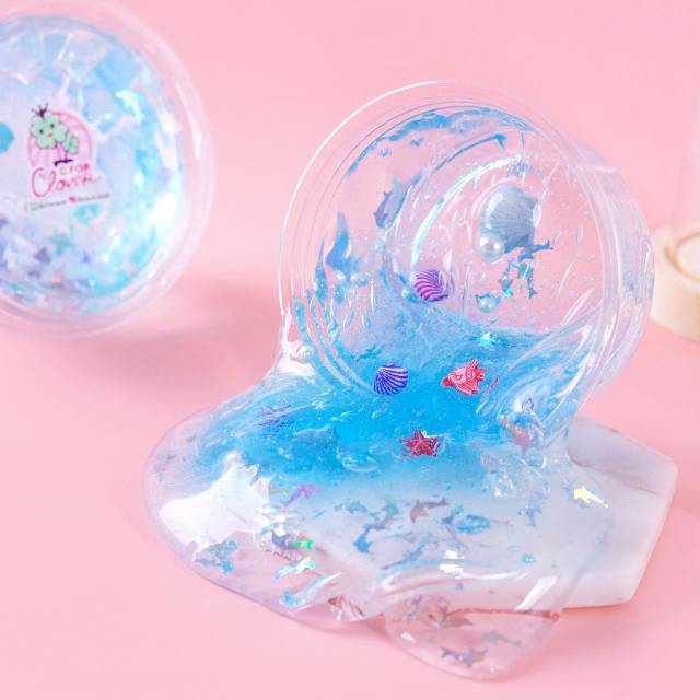 UNDER THE SEA SLIME 200ml by CFORCLOVER /best seller cute murah mainan