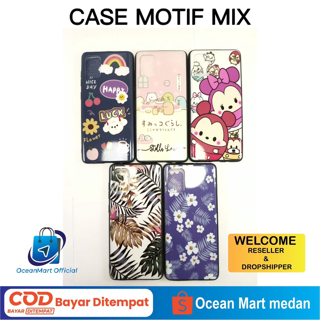 Case HP Motif Mix Samsung A31 A51 A71 Softcase Handphone Aneka Gambar Aksesoris Handphone HP OCEANMART OCEAN MART Murah Grosir