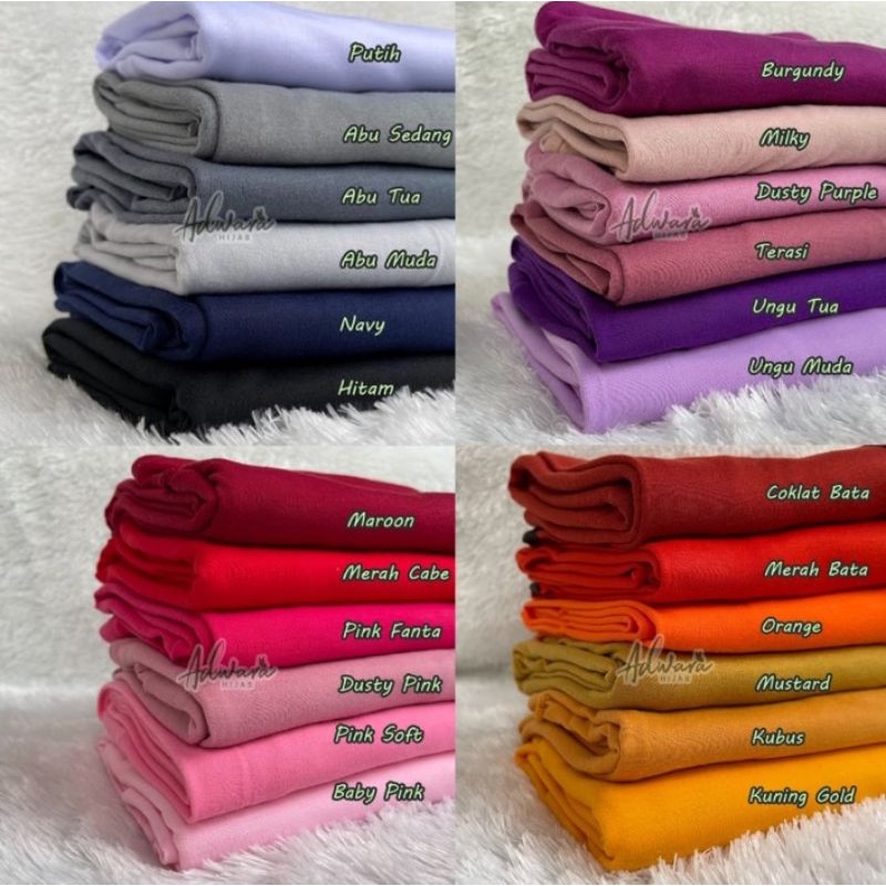 HIJAB KAOS ADWARA Jilbab instan Najwa M Kaos Premium / Hijab instan non pet / Khimar simpel / Khimar mini / jilbab instan kaos