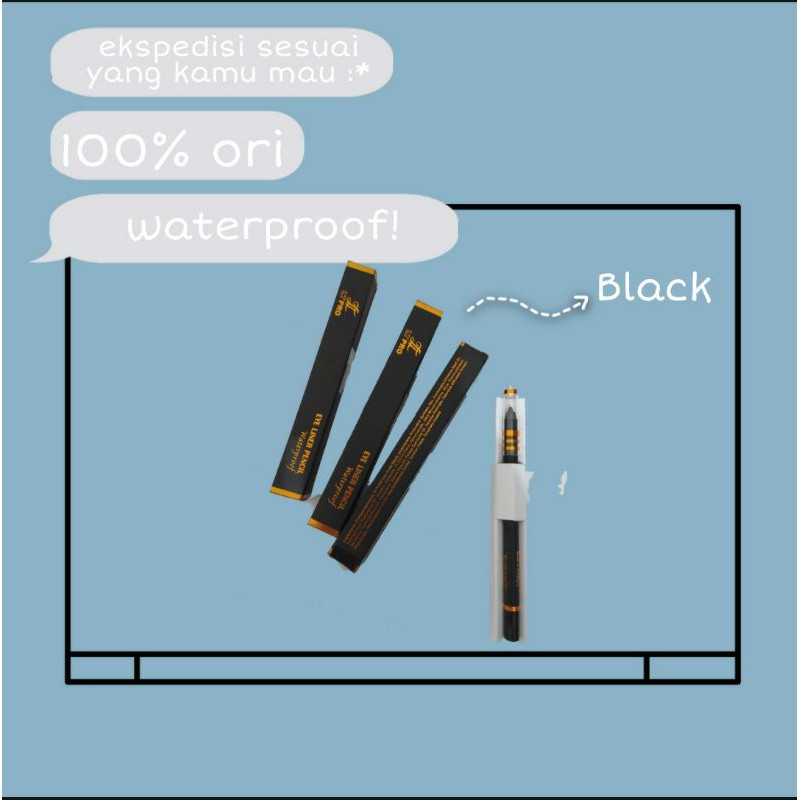 Eye liner pencil eylener waterproof cela mata LT Pro original