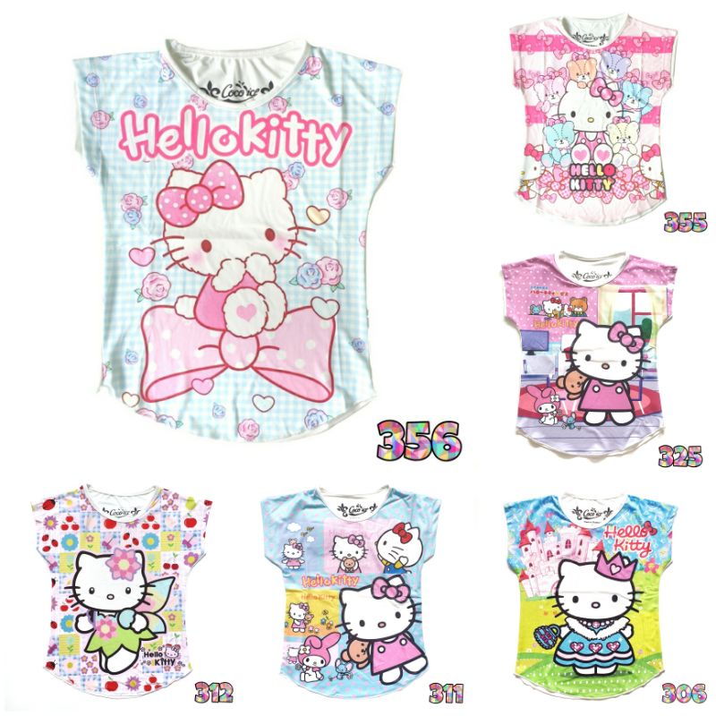 Kaos Anak Perempuan Coco Ice Hello Kitty