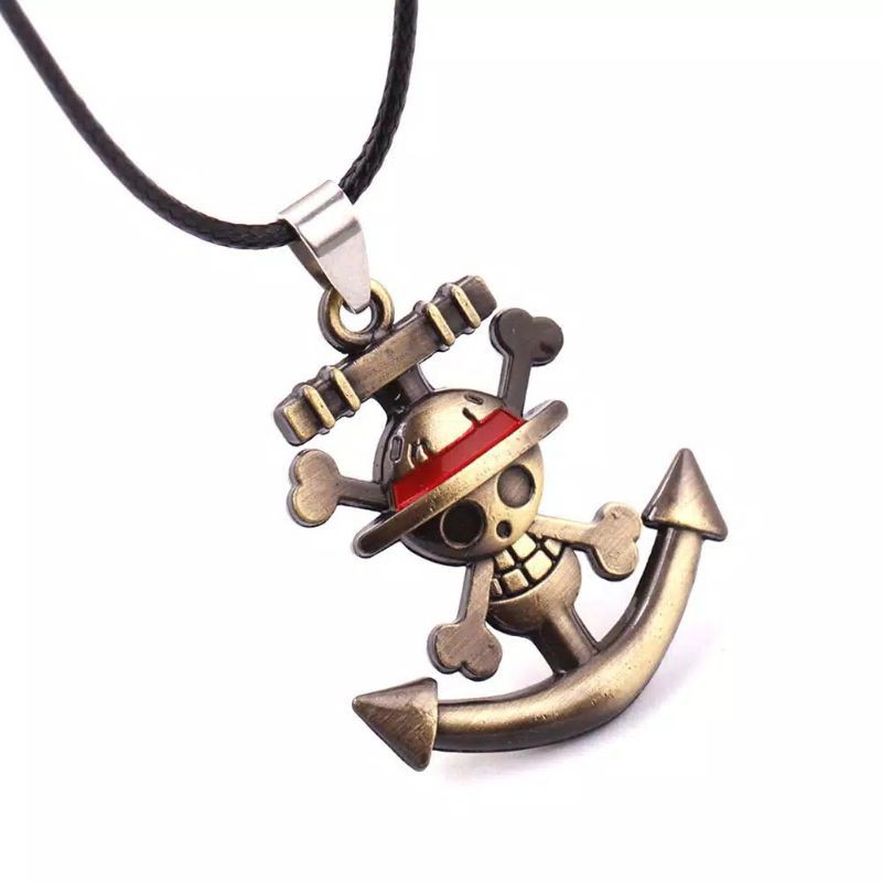 Kalung Tali Hitam - Anime One Piece Cosplay Costume