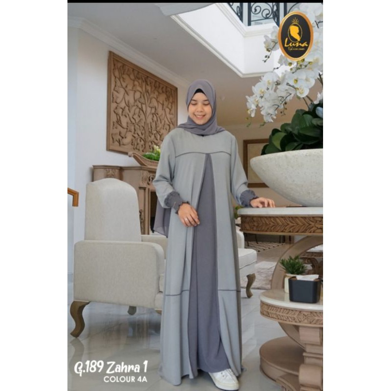 Gamis LUNA Hijab Original Gamis ZAHRA 01