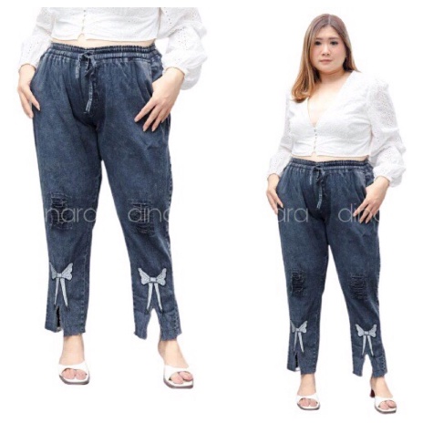 Pita Baggy jeans JUMBO real produk, Baggy jeans jumbo Rekomendasi Influencer Tiktok Diemoon