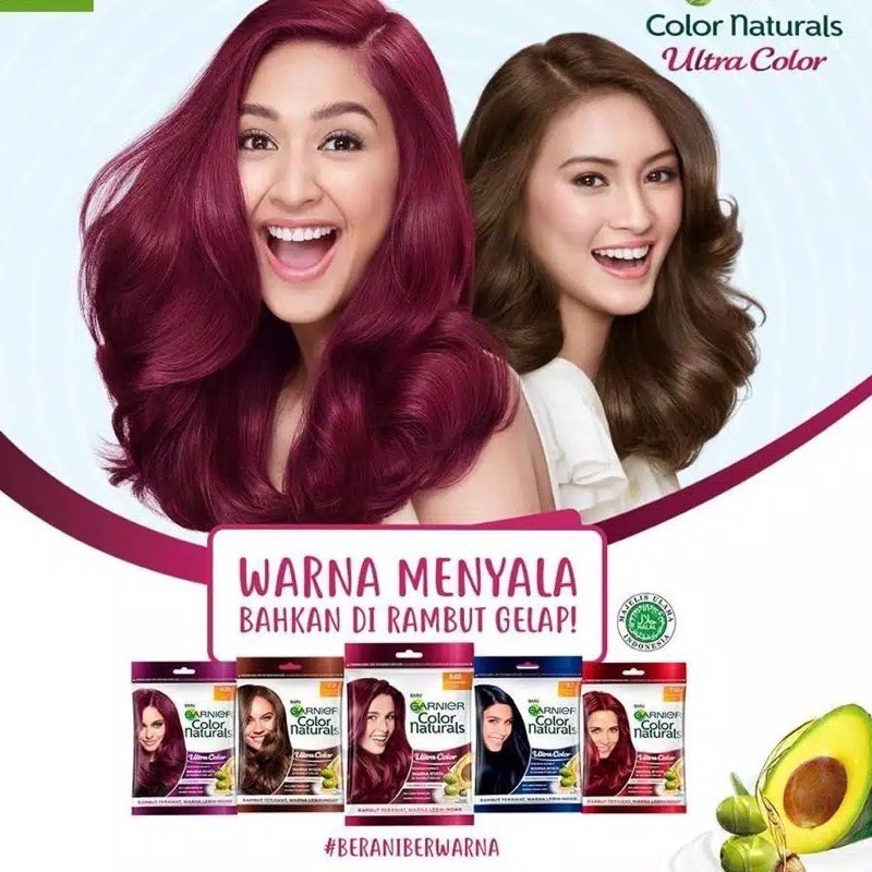 GARNIER HAIR COLOR NATURAL [SASET] / CAT RAMBUT GARNIER