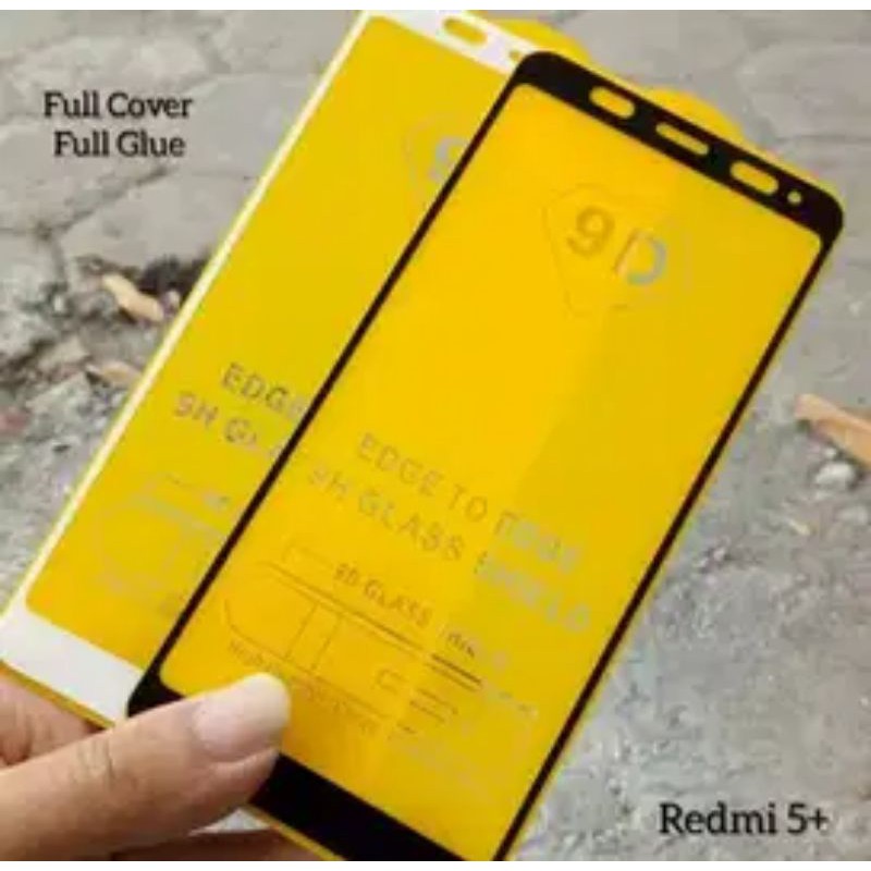 TEMPERED GLASS FULL REDMI 5 PLUS
