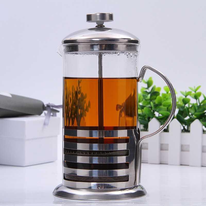 French Press 350ml Coffee Press Kopi and Tea plunger Latina Murah Kaca