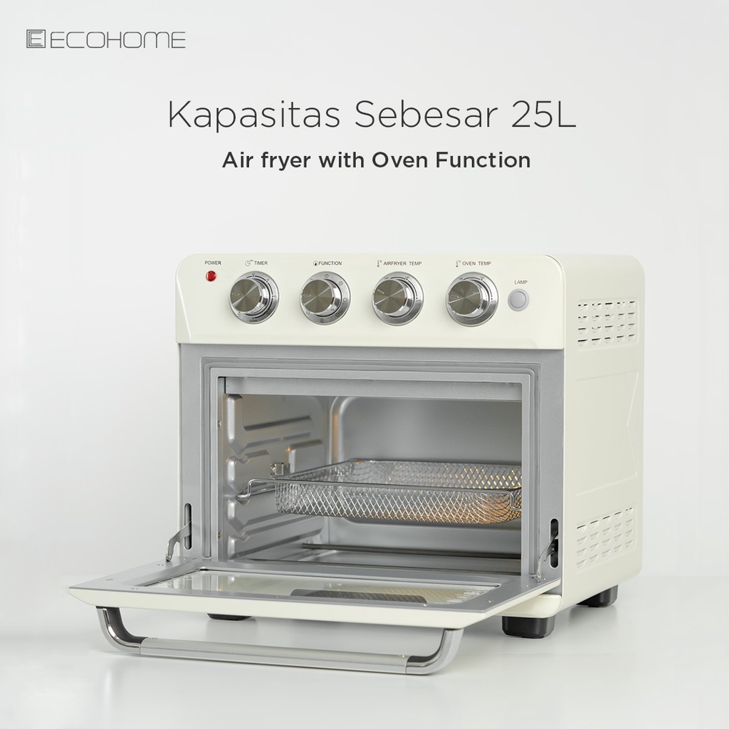 [Packing Kayu] ECOHOME CUBIC AIR FRYER OVEN - Noble Series EAF-888