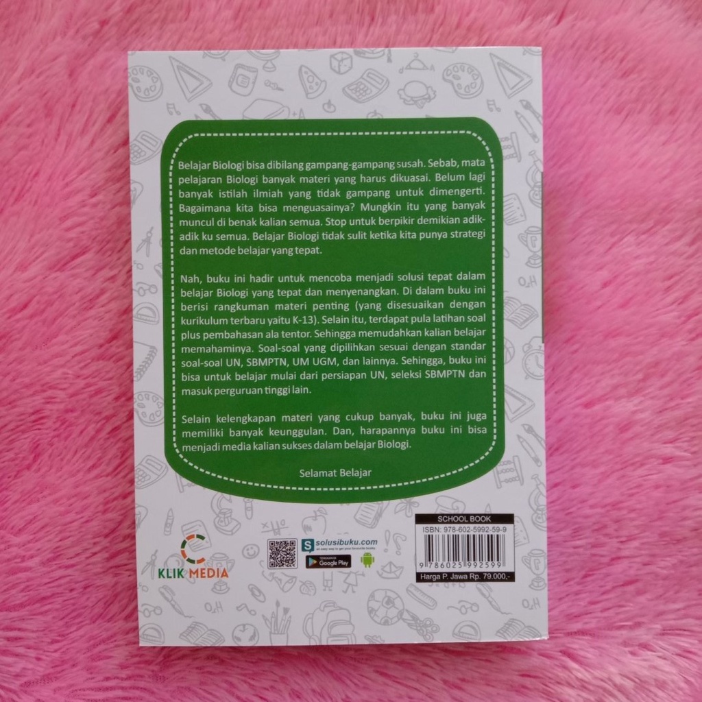 BUKU SMA :TRIK MASTER KUASAI BIOLOGI, FISIKA, KIMIA, MATEMATIKA SMA/MA KELAS X,XI, XII-2